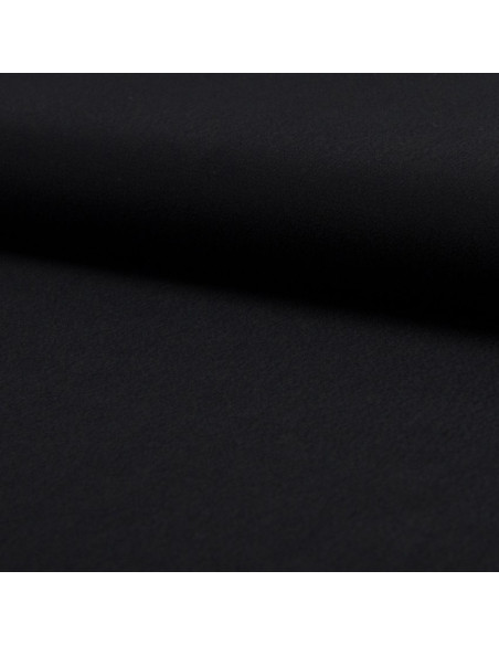 Viscose crepe fabric - Black
