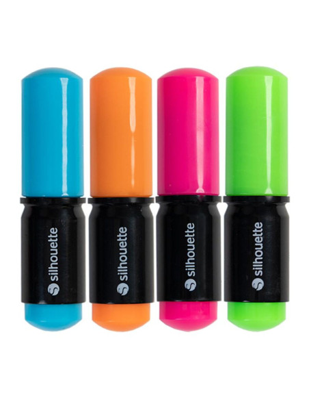 Set of 4 Silhouette highlighter pens