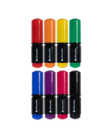 Set of 8 Silhouette ballpoint pens