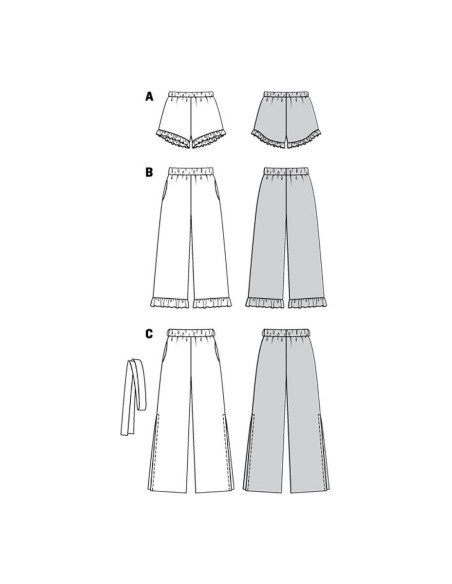 Pants pattern - Burda 6199