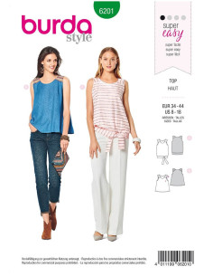 Top pattern - Burda 6201