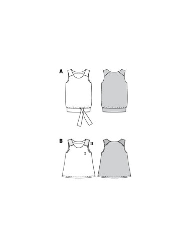 Top pattern - Burda 6201