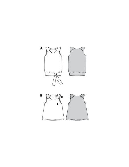 Top pattern - Burda 6201