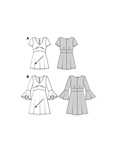 Dress pattern - Burda 6205