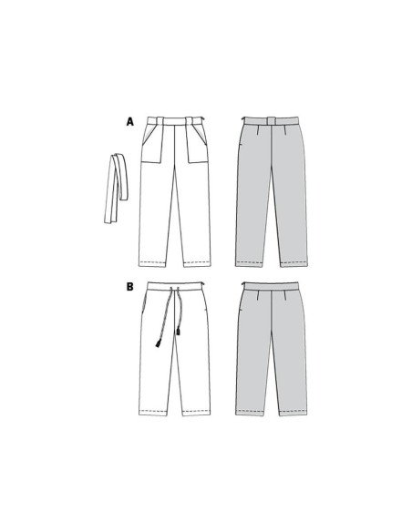 Pants pattern - Burda 6218