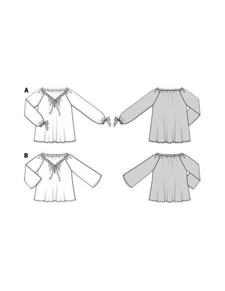 Blouse pattern - Burda 6227