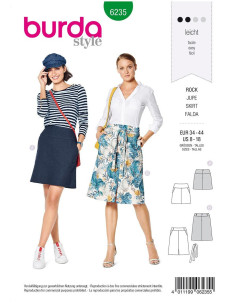 Skirt pattern - Burda 6235