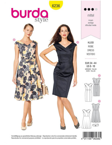 Dress pattern - Burda 6236