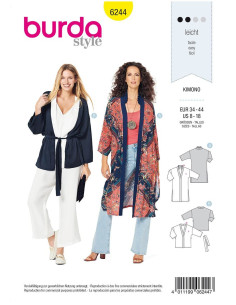 Kimono pattern - Burda 6244