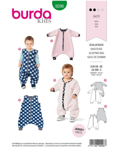 Sleeping bag pattern - Burda 9298