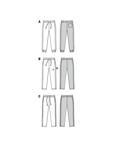 Pants pattern - Burda 9300
