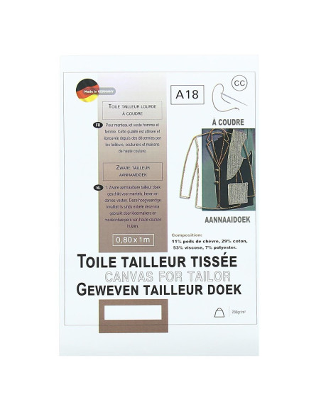Tailor's woven fabric for sewing - 0.80 x 1.00 m