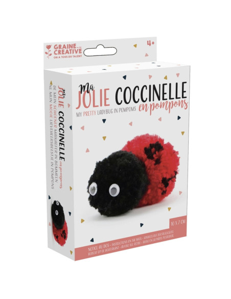 Pom-pom kit - My pretty ladybug