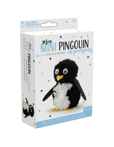 Pom-pom kit - My mini penguin