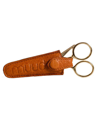 Muud Espoo Leather Protective Case for Embroidery Scissors - Whisky