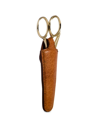 Muud Espoo Leather Protective Case for Embroidery Scissors - Whisky