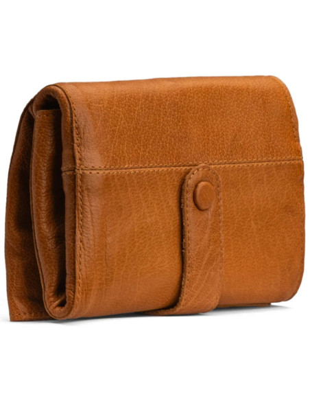 Muud Stockholm leather storage case for circular needles - Whisky