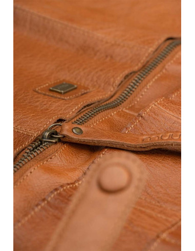 Muud Stockholm leather storage case for circular needles - Whisky