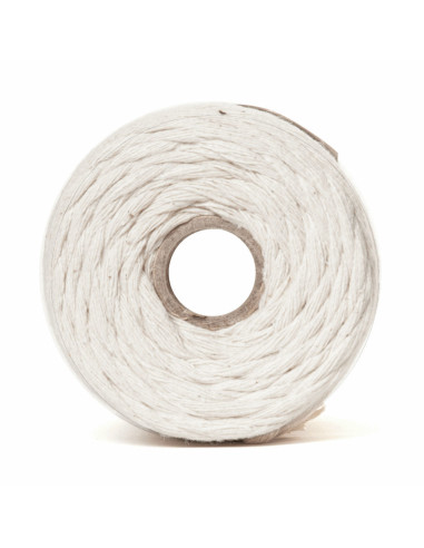 Natural 5 mm cotton macramé cord