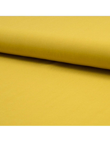 Viscose poplin fabric - Ochre yellow