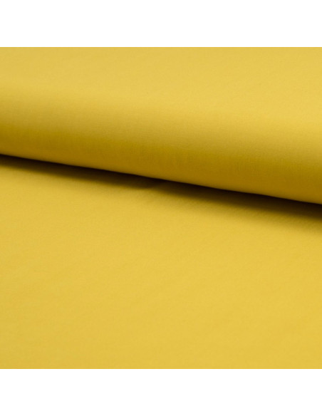 Viscose poplin fabric - Ochre yellow