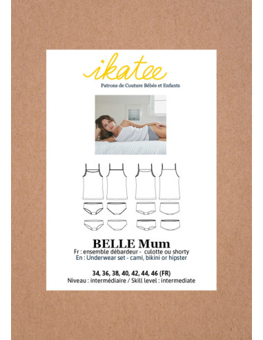 Women's Lingerie Pattern Belle - Ikatee