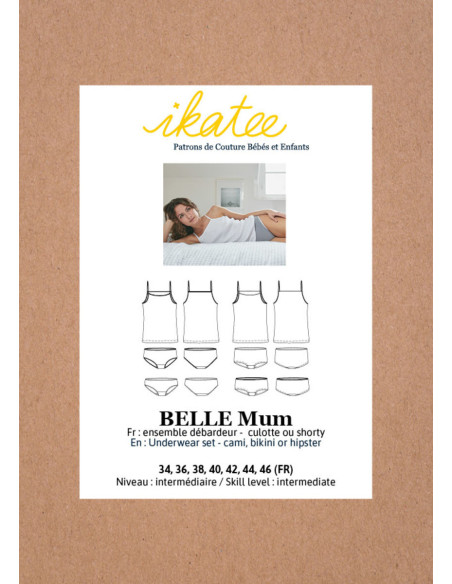 Women's Lingerie Pattern Belle - Ikatee