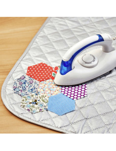 Quilted ironing mat