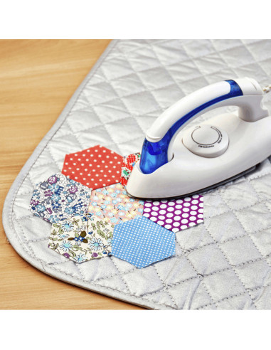 Quilted ironing mat