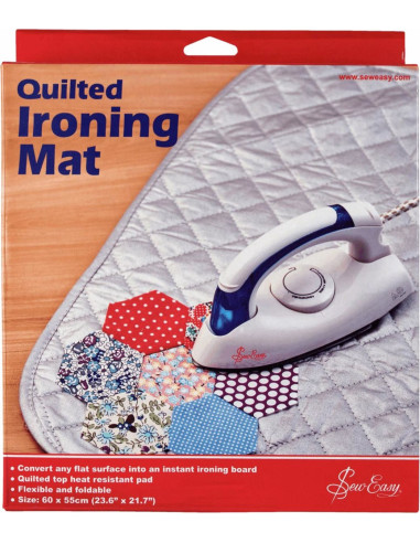 Quilted ironing mat