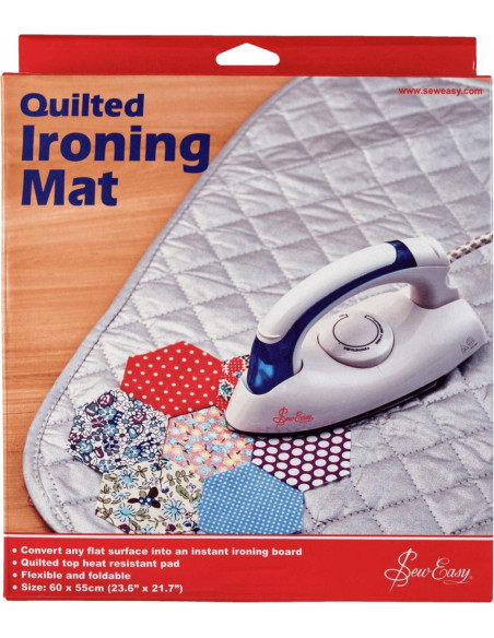 Quilted ironing mat