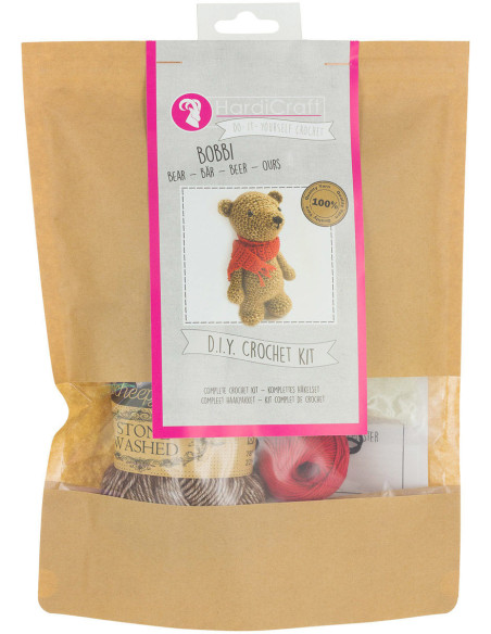 Crochet kit - Bobbi the bear