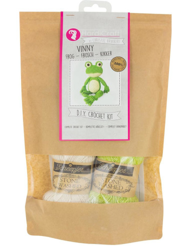 Crochet kit - Vinny the frog