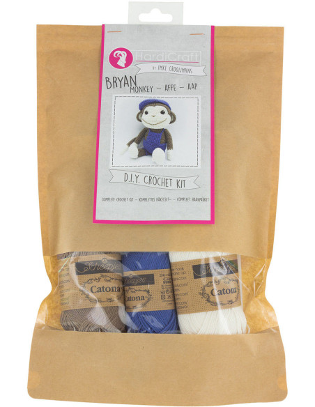 Crochet Kit - Bryan the Monkey