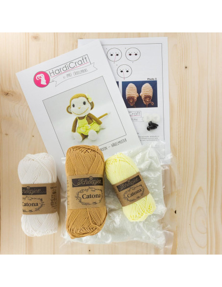 Crochet Kit - Nikki the Monkey