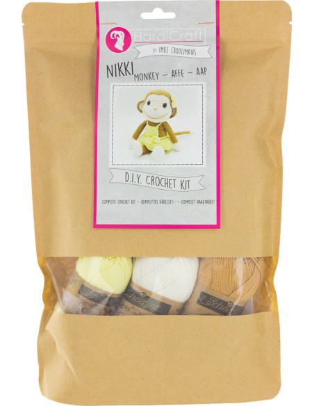 Crochet Kit - Nikki the Monkey