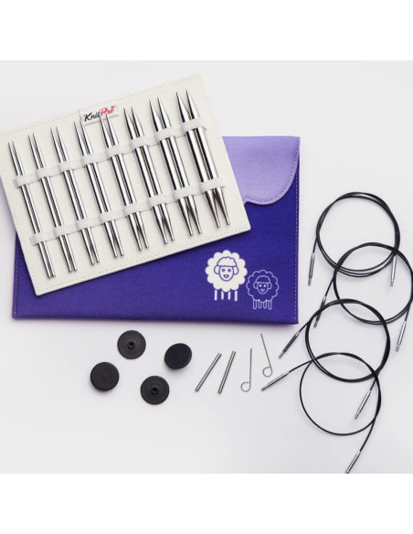 KnitPro Deluxe Nova Metal Circular Knitting Needle Set