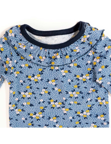 Malmö Baby Bodysuit Pattern - Ikatee