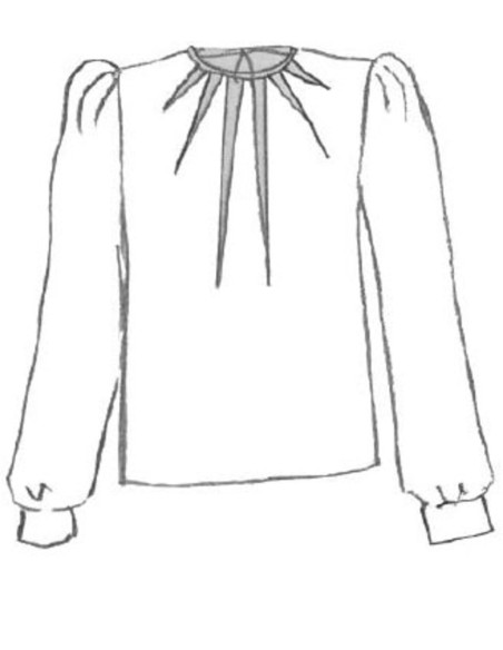 Dress pattern, Zenith blouse - Maison Fauve