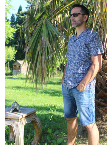 Men's Short-Sleeve Shirt Pattern The Surfer - Les BG