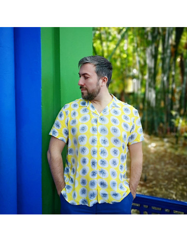 Men's Short-Sleeve Shirt Pattern The Surfer - Les BG