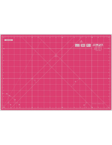 Olfa Patchwork Cutting Mat 30 x 45 cm - Pink