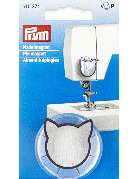 Suction cup with cat magnet for sewing machines