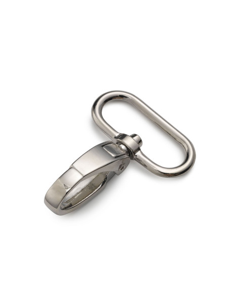 Metal carabiner 30 x 45 mm - Silver