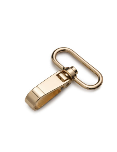 Metal carabiner 40 x 60 mm - New gold