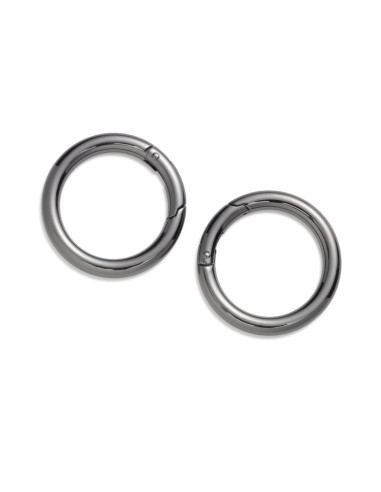 Carabiner rings for bags - Shiny brown