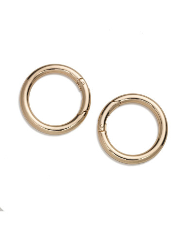 Carabiner rings for bags - New gold