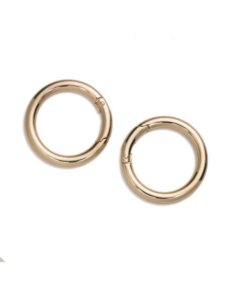 Carabiner rings for bags - New gold