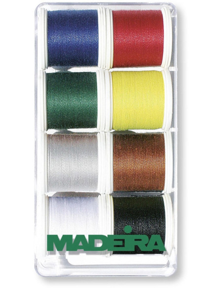 Box of 100 m Aerofil Extra Strong Madeira sewing threads