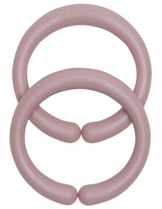 60 mm silicone suspension rings for baby accessories - Vintage Pink